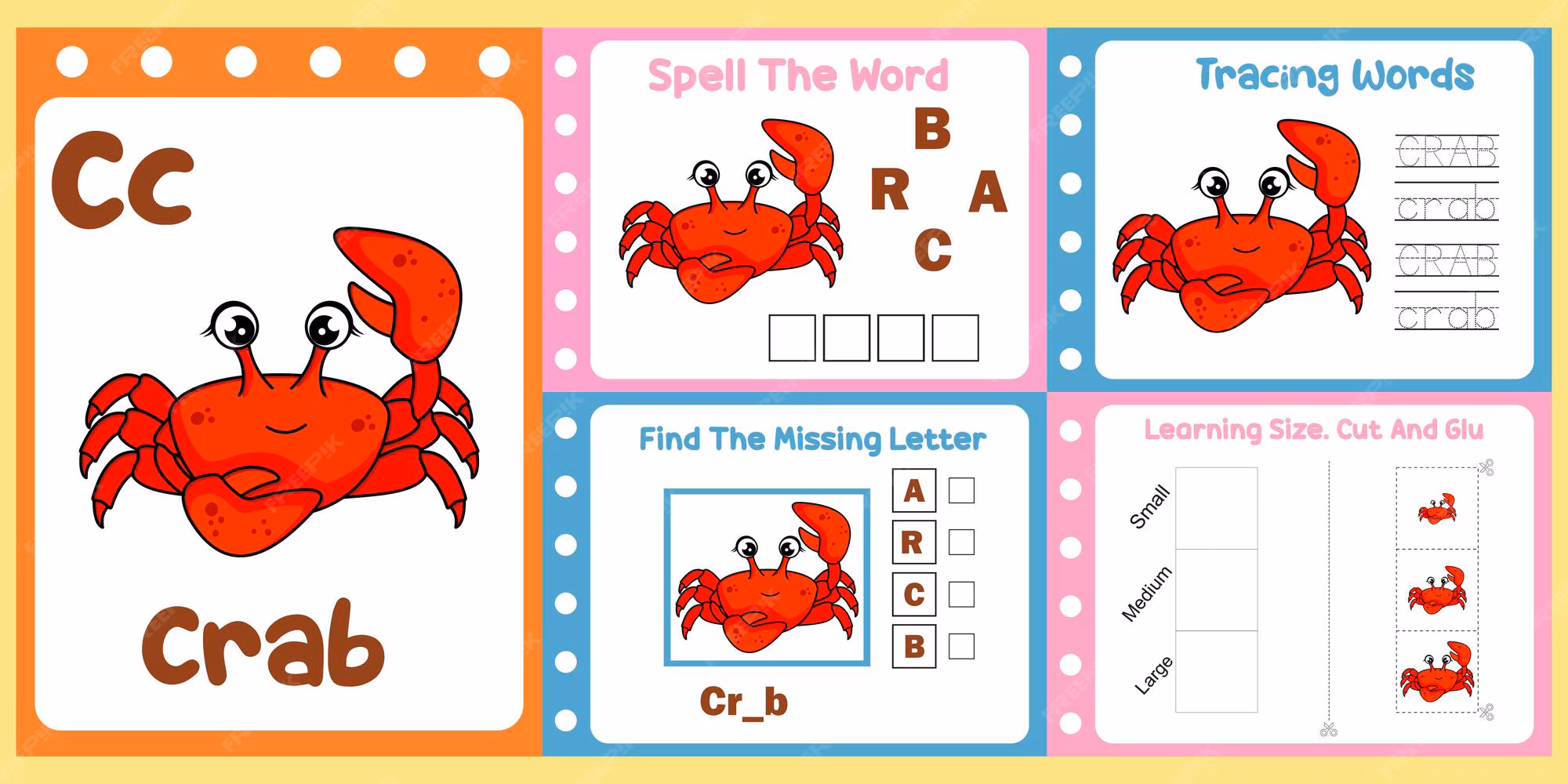 Fourth grade students completing a phonics worksheet featuring Rudyard Kipling's The Crab that Played with the Sea