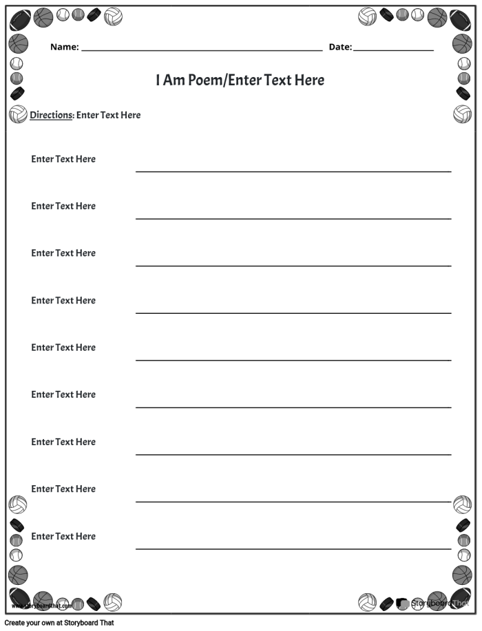 Worksheet image illustrating poetry concepts for educational use Poetry Guide worksheet for fourth graders focusing on elements and types of poems