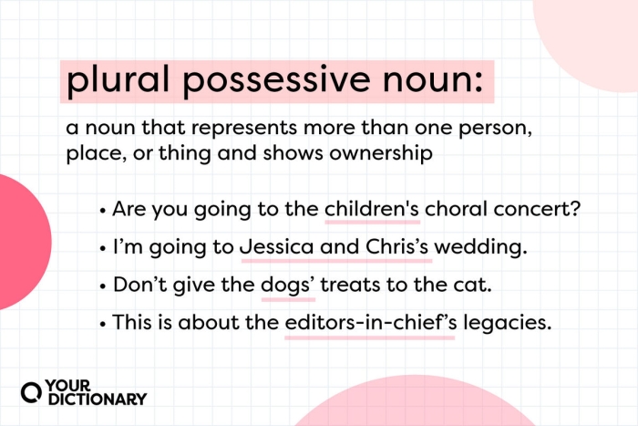 Worksheet for practicing singular and plural possessive nouns in fourth grade. Make It Possessive: Singular & Plural Possessives exercise for students.
