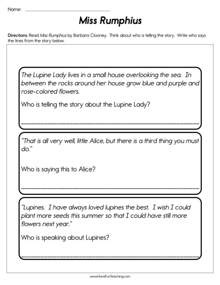 Pronouns and Point of View Practice Activity for Elementary Grammar Instruction Fourth grade students completing a pronouns and point of view grammar practice worksheet with pronoun identification exercises