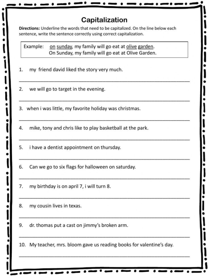 Punctuation Practice: Adding Punctuation Worksheet for Fourth Graders Henry the Hiker seeks assistance with punctuation in his journal entry on this worksheet