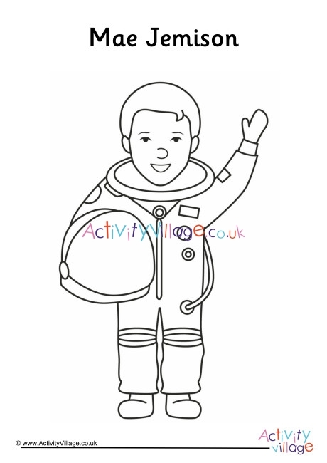 Fourth grade reading comprehension worksheet featuring astronaut Mae Jemison with math fraction problems 22