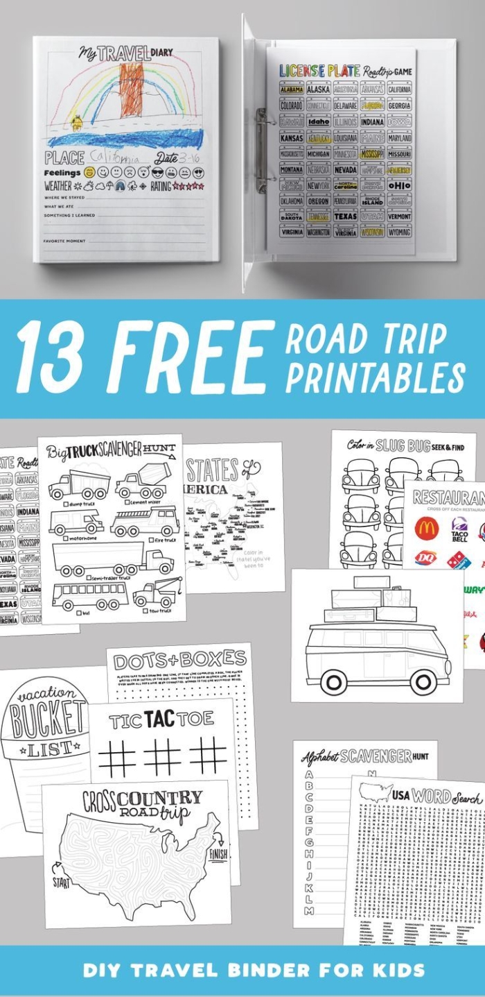 Engaging word problems for a fun road trip math experience for students Road trip themed worksheet featuring word problems for fourth graders focusing on addition and division skills