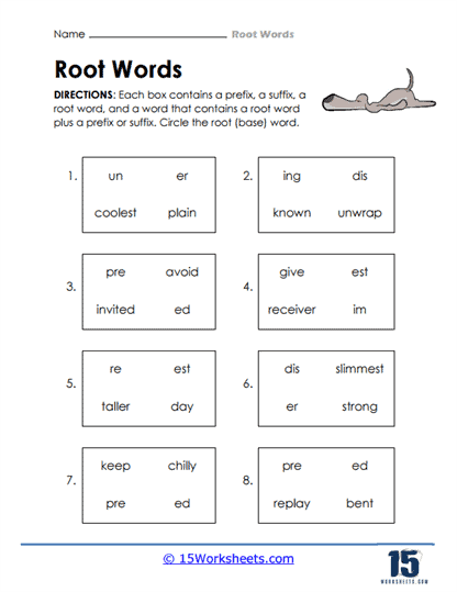 Root It Out: Engaging Word Sort Activity for Earth and Space Science Cut-and-paste worksheet for fourth graders to practice sorting root words