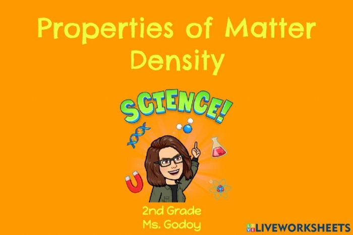 Worksheet exploring the density of salt water with colorful experiments