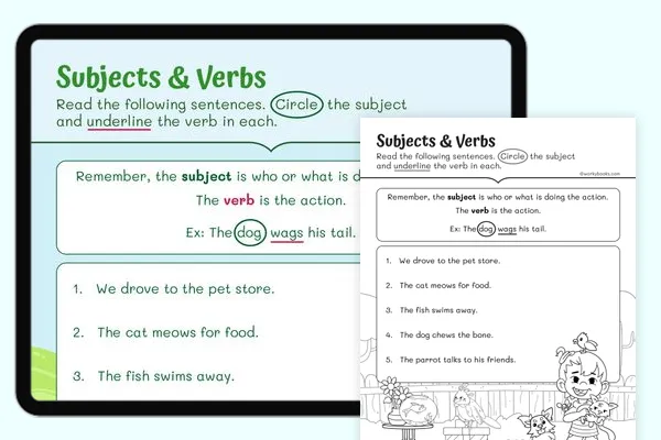 Engaging three sentence structures worksheet for enhancing writing skills Worksheet showcasing three sentence structures for fourth-grade phonics students
