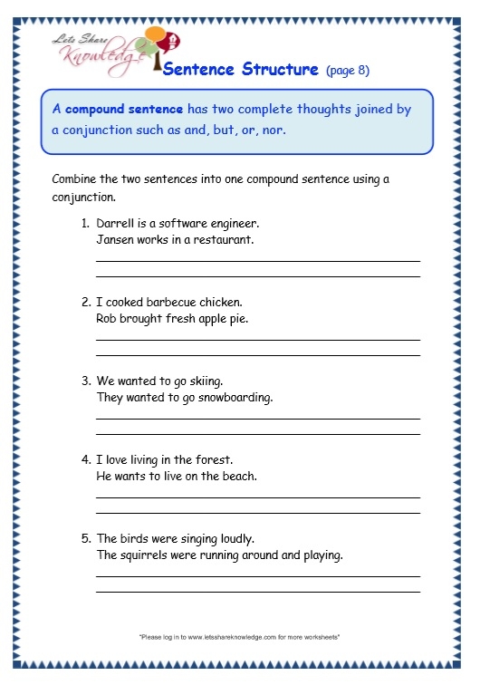 Engaging activities to enhance writing skills with diverse sentence forms Worksheet featuring three sentence structures for fourth-grade phonics students