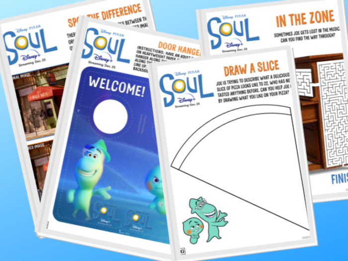 Soul music worksheet celebrating Black History Month and African-American contributions to pop music