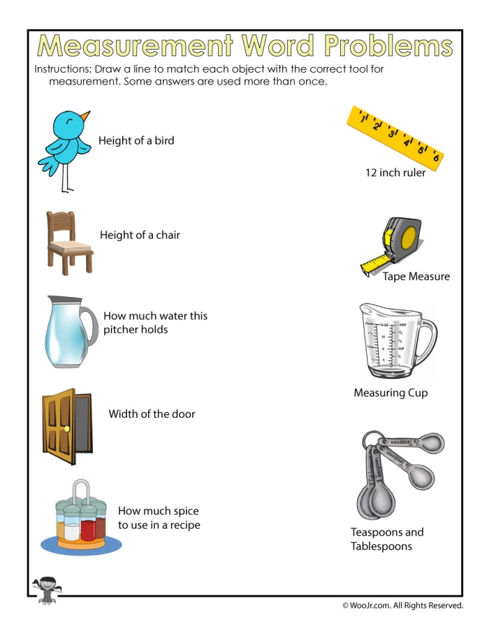Spring Word Problems worksheet featuring subtraction exercises for fourth graders
