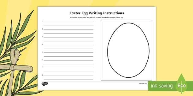 Fourth grade student practicing how to write clear step-by-step instructions for a counting task