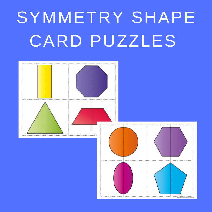 Symmetrical Shapes Assessment for Fourth Graders Worksheet featuring various shapes for students to identify symmetry