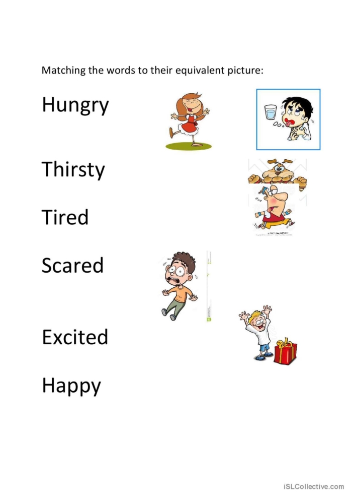 Fourth grade reading worksheet featuring a synonym matching activity for synonyms of happy and excited