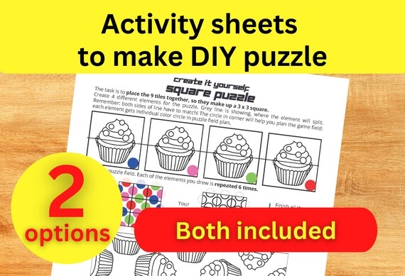 Fourth grade student completing a tile math puzzle worksheet with sequential problems