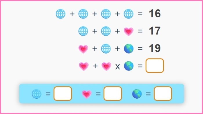 Fourth grade math worksheet featuring a sequential tile puzzle for reading practice