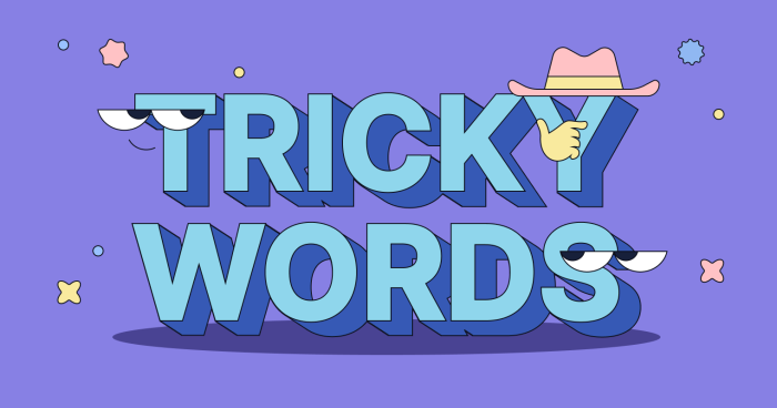 Engaging spelling practice sheet for mastering ten challenging words Worksheet for fourth graders featuring the "Let's Spell: Tricky Word Challenge" activity