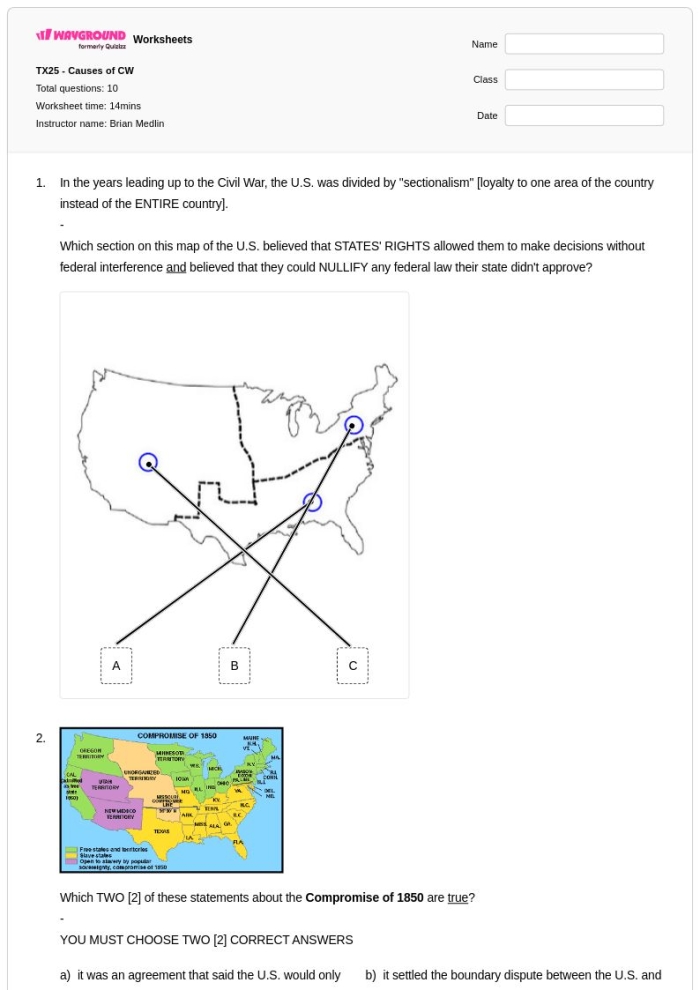 Fourth grade reading worksheet featuring a Venn diagram exercise comparing the lives of Bessie Coleman and Mae Jemison