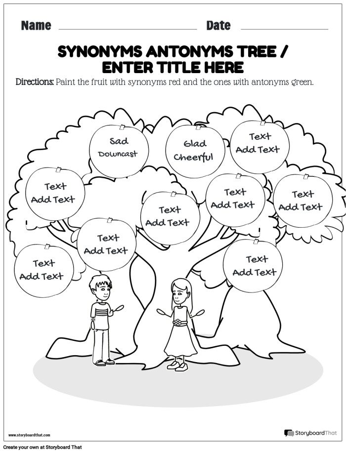 Synonyms and antonyms worksheet for fourth graders to enhance vocabulary skills