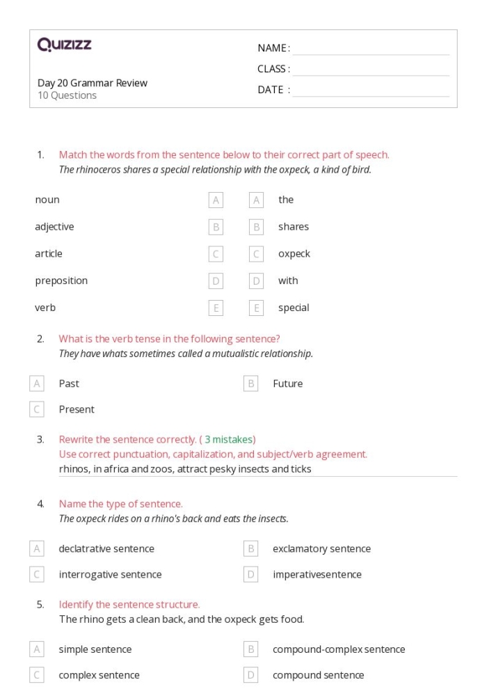 Vocabulary Toolkit Word Profile Worksheet for Fourth Grade Time and Money Lesson 19 Fourth grade student worksheet for exploring word connotation and vocabulary personification