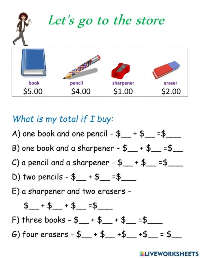 Worksheet for understanding the differences between by, buy, and bye for fourth graders