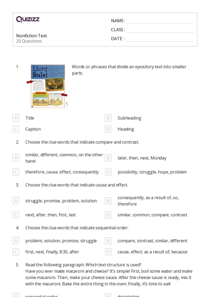 Fourth grade student using a pre-writing graphic organizer to outline their special adventure story