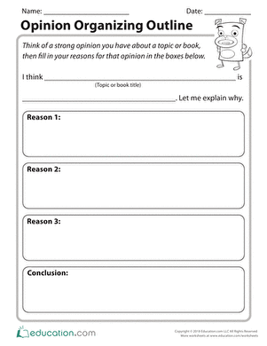 Organization in Writing worksheet for fourth graders, helping them outline their thoughts for a special day or adventure. A helpful pre-writing template designed to guide children through their writing process.