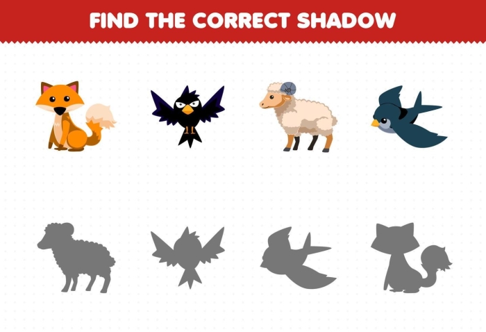 A colorful worksheet featuring The Fox and the Crow fable for second graders