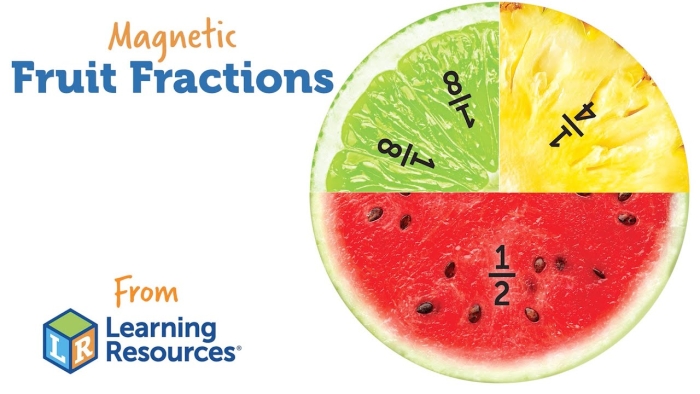 Fraction Fruit worksheet showcasing engaging fruit visuals for fourth graders Colorful worksheet featuring apples and oranges for fraction practice