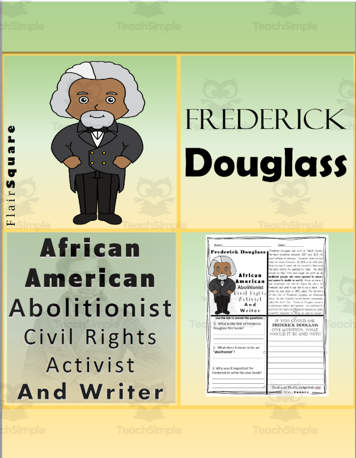 Eighth grade students reading an excerpt from Frederick Douglass's autobiography for narrative comprehension and primary source analysis
