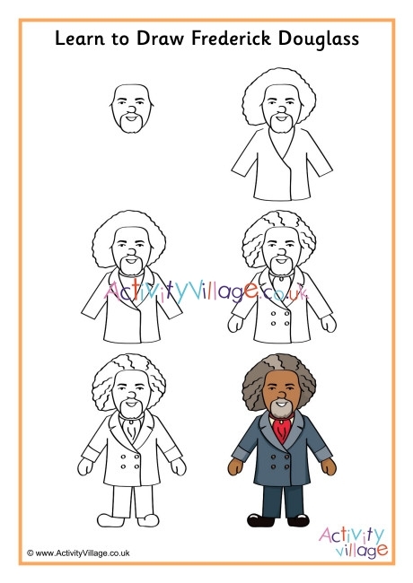 Image title: Frederick Douglass Historical Hero Learning Activity for Young Students ALT text: Second grade worksheet featuring Frederick Douglass with educational content about his journey from slavery to becoming an abolitionist leader