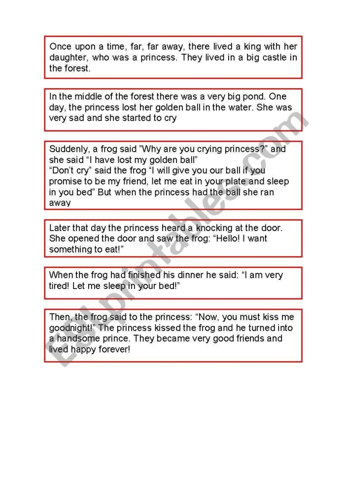 Engaging activity for kids focusing on the story of the Frog Prince and understanding decimals Frog Prince worksheet designed for first graders to enhance reading comprehension skills