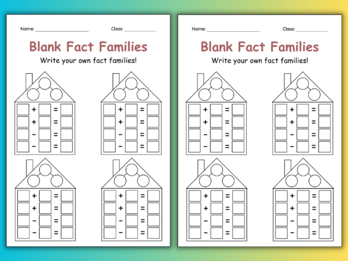 Interactive addition and subtraction practice for young learners during the winter season Frosty Fact Families worksheet for first graders focusing on addition and subtraction skills