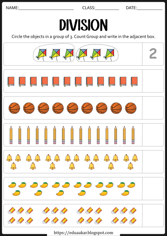Numbers and Counting worksheet for Third Grade Fun With Division worksheet for third graders featuring hidden phrase discovery. Engaging math practice sheet for kids to learn division concepts.