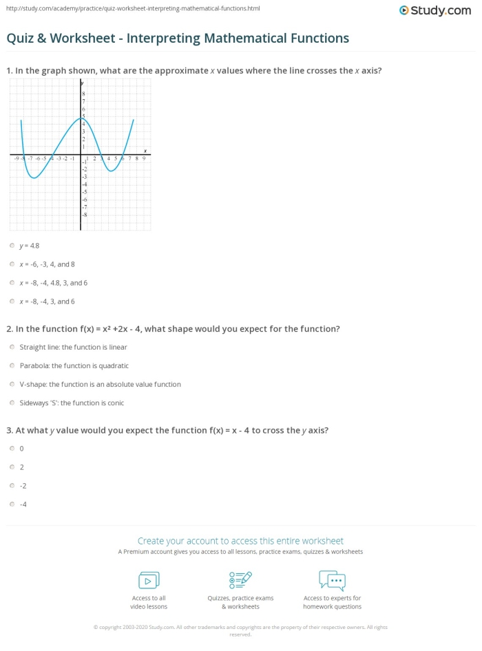 Interpreting Function Relationships Worksheet 21 for Eighth Grade Math Eighth grade algebra worksheet displaying graph and word problems about function relationships number twenty-one