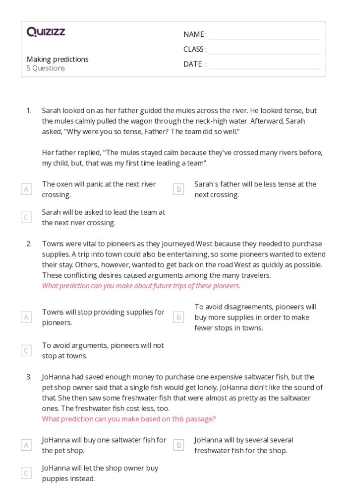 Writing worksheet for First Grade First grade students engaging with the Garden Power predictions worksheet, illustrating their thoughts on a story. Worksheet image featuring a fun writing activity for young learners.