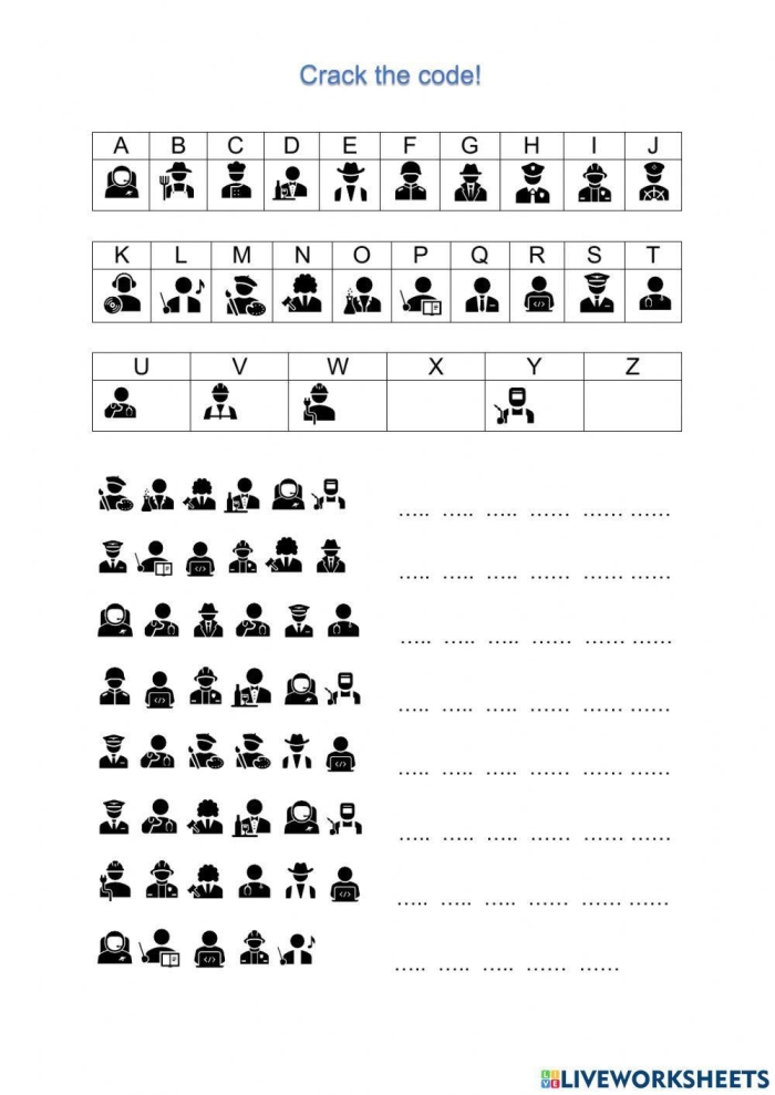 GCF Crack the Code worksheet for sixth grade math practice image 20 Sixth grade GCF Crack the Code worksheet activity page 20