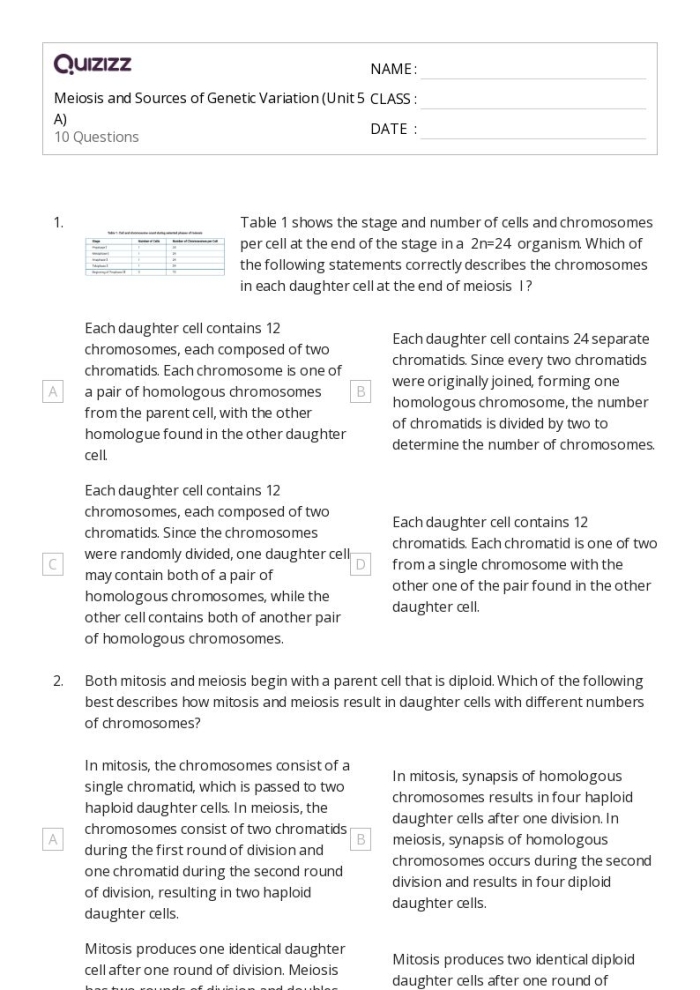 Sixth grade students comparing genetic traits and environmental influences on growth and development