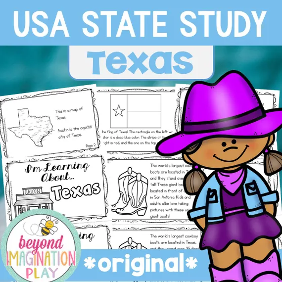 Colorful U.S. map for third graders to highlight their home state and travel aspirations