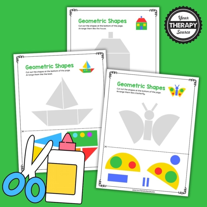 Geometric Shapes worksheet for second graders focusing on 3D shapes' faces, vertices, and edges