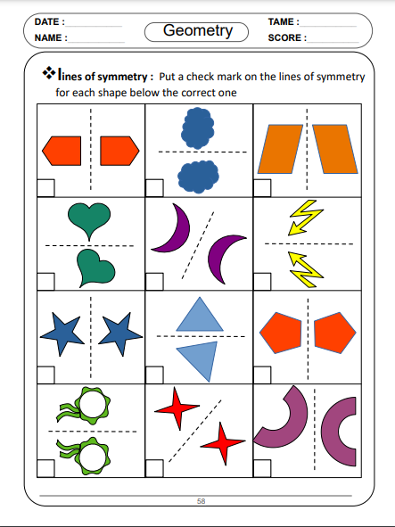 Engaging worksheet focusing on geometry lines for mixed operations in grade three Geometry lines worksheet for third graders exploring parallel and perpendicular lines
