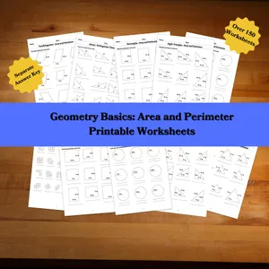 Third grade students practicing geometry by calculating the perimeter of various polygons on a worksheet