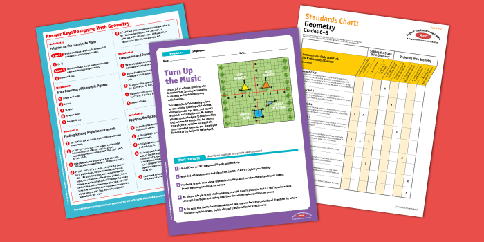 Sequences of Congruence Transformations Worksheet for Eighth Grade Geometry 3 Eighth grade students working on geometry problems involving sequences of congruence transformations