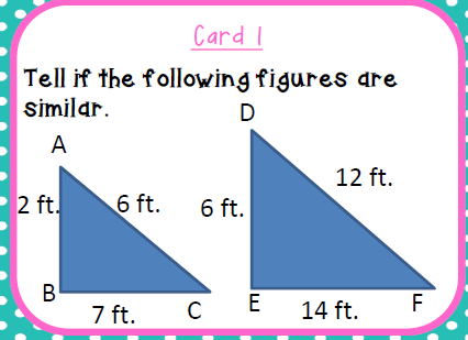Eighth grade student working through geometry problems about transformations and similar figures on a worksheet