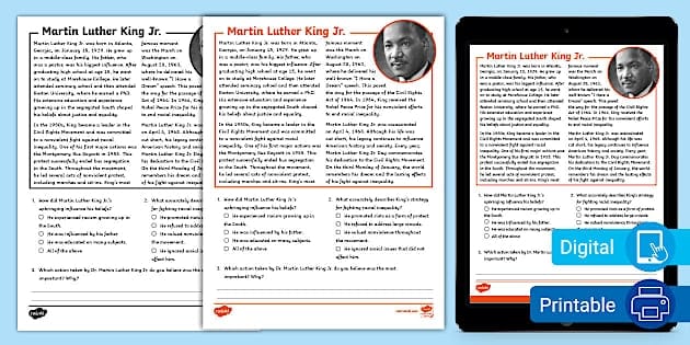 Explore the life and achievements of George Washington Carver in this educational resource Informational reading comprehension worksheet featuring a biography of George Washington Carver