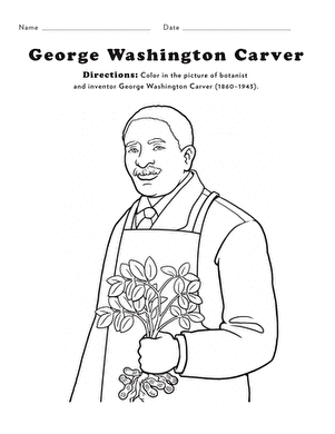 Portrait of George Washington Carver, the pioneering agricultural scientist and inventor who overcame slavery to become an influential educator and innovator