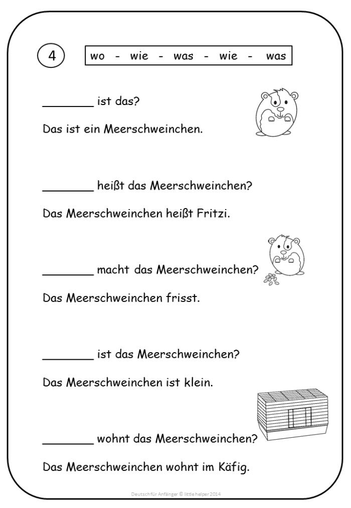 Mini English-German dictionary resource for effective vocabulary practice German Vocabulary worksheet for fourth graders to enhance language learning