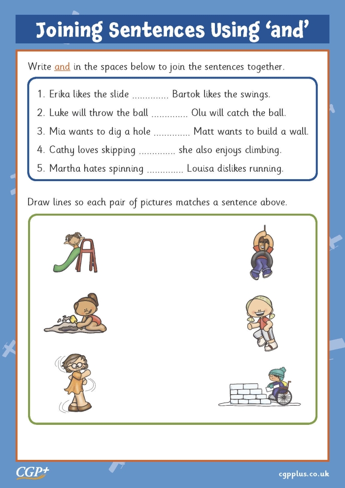 Young students engage in sentence combining activities on a grammar worksheet. Get Crafty: Combining Sentences worksheet for third graders.