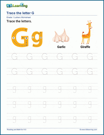 Reading worksheet for Pre-K Colorful worksheet focusing on the letter G for preschoolers to enhance their reading skills. Engaging "Get Ready for Reading: All About the Letter G" activity for Pre-K learners.