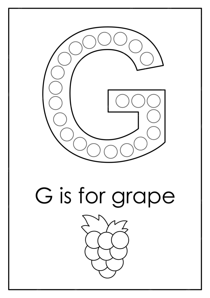Get Ready for Reading: All About the Letter G for Pre-K learners Worksheet featuring the letter G to engage preschoolers in reading activities