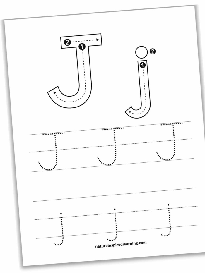 Worksheet featuring engaging activities centered around the letter J for preschoolers