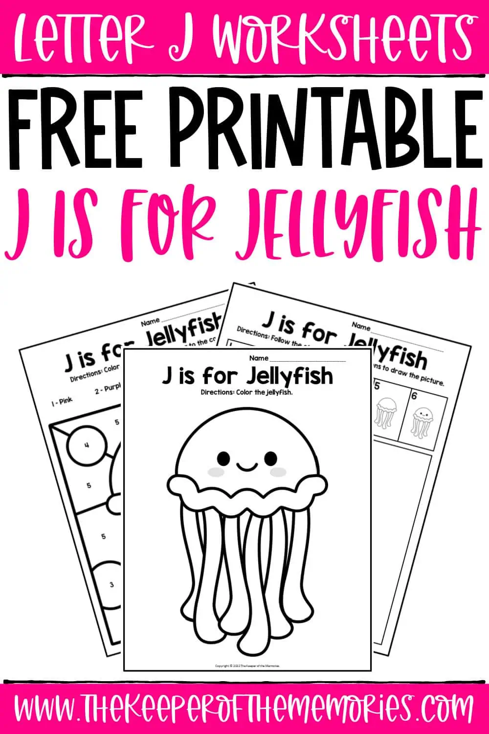 Fun worksheet focusing on the letter J for preschoolers to enhance their reading skills